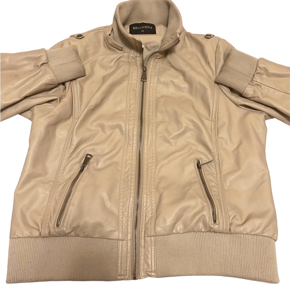 Bellivera Faux Leather Jacket